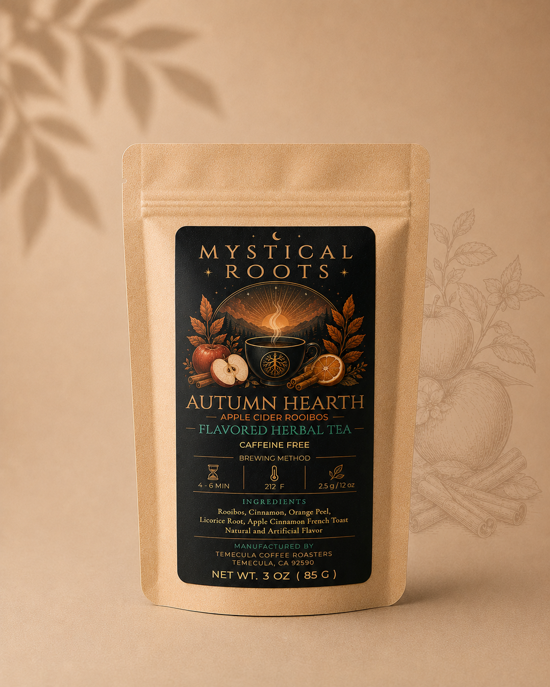 Autumn Hearth (Apple Cider Rooibos) Caffeine Free